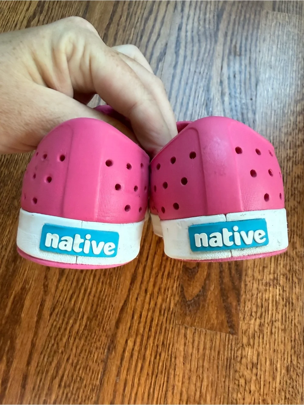 Native Pink Slip-On Water-Friendly Sneakers C11